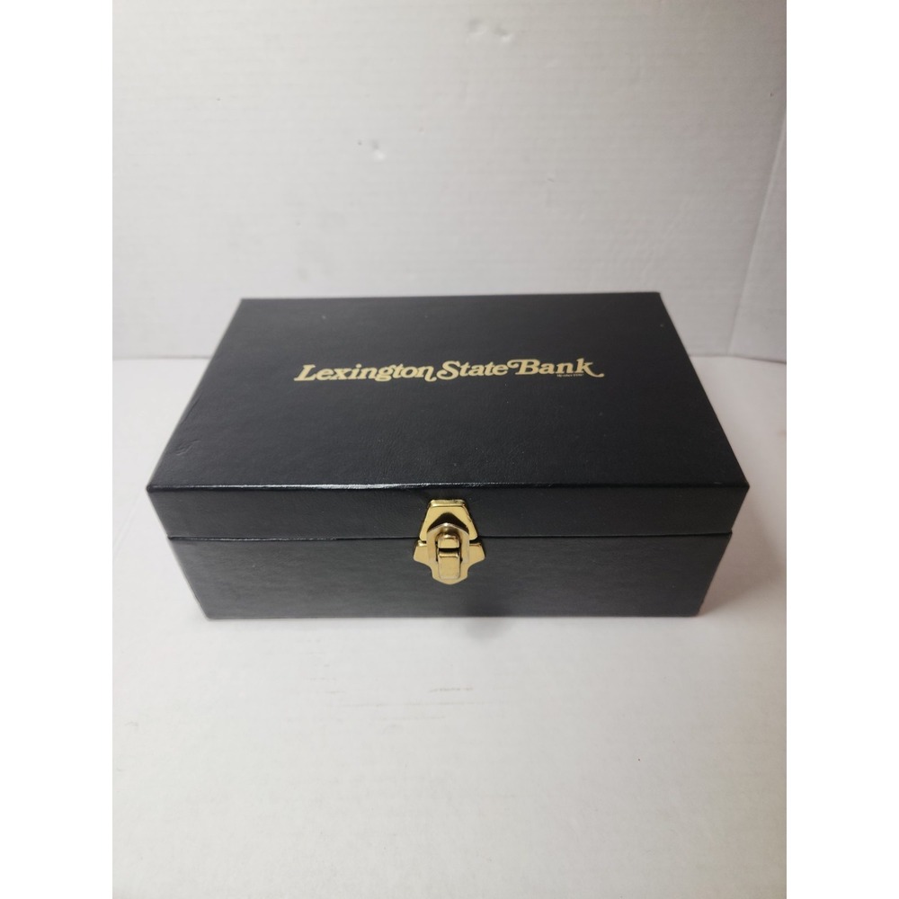 Vintage Lexington State Bank Bill Organizer‎ Box